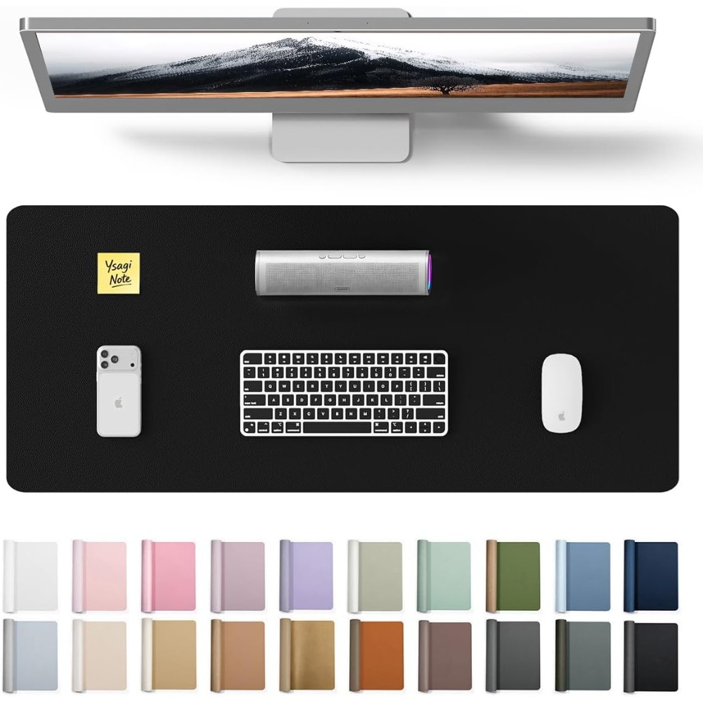 Leather Desk Pad - Large PU Leather Desk Pad Protector