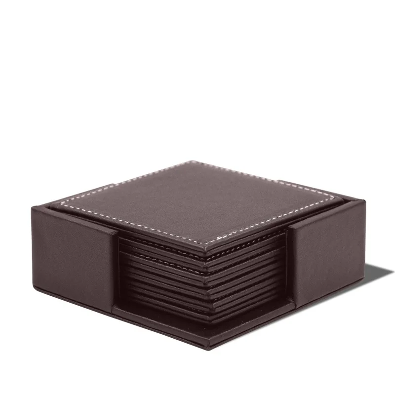 6pcs/Set Business Leather Coas - đánh giá và giá Leather Desk Pad
