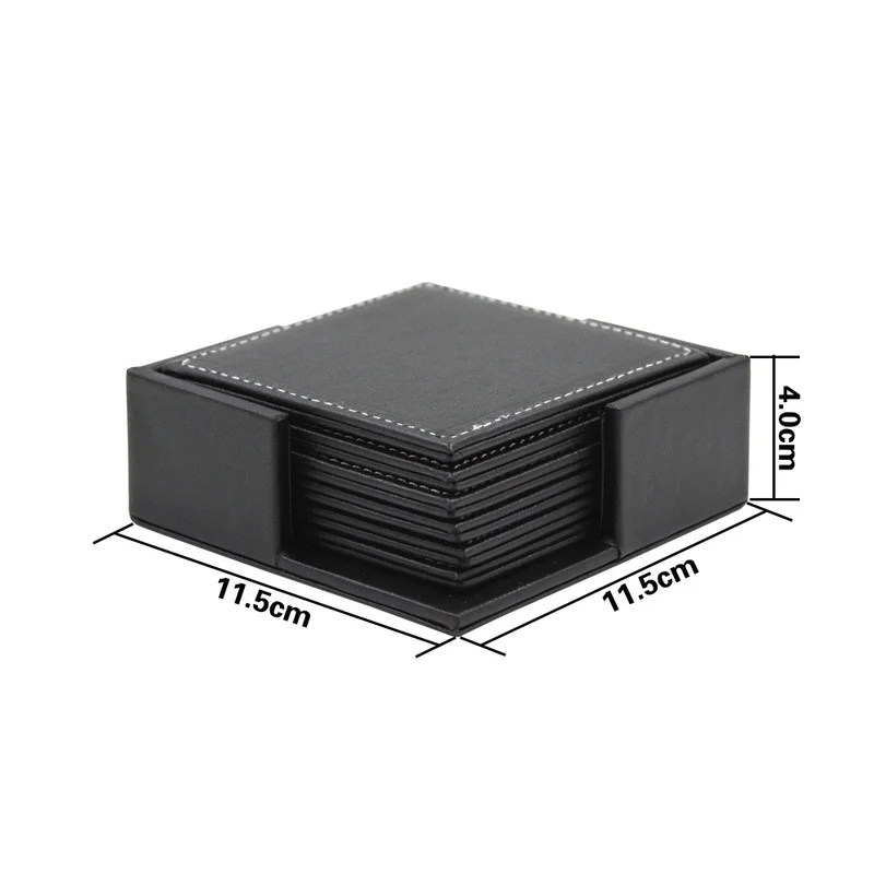 6pcs/Set Business Leather Coas - đánh giá và giá Leather Desk Pad