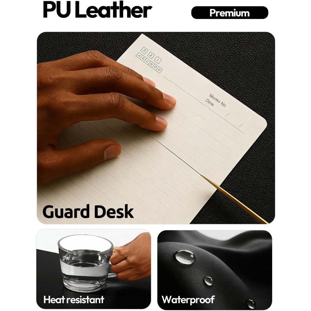Large PU Leather Desk Pad Prot - đánh giá và giá Leather Desk Pad