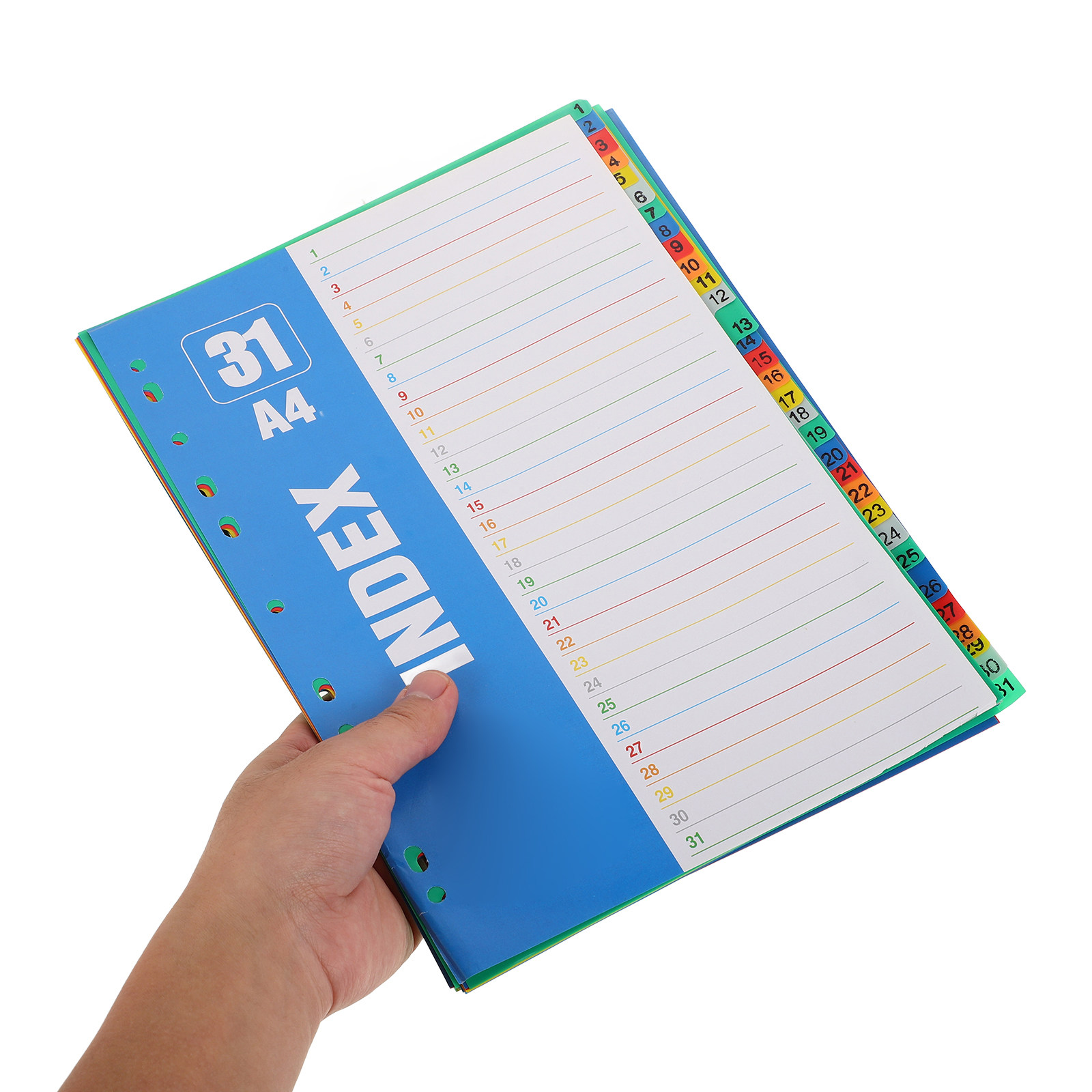 1Set Dividers A4 11-Hole PP St - đánh giá và giá Tab Divider A4