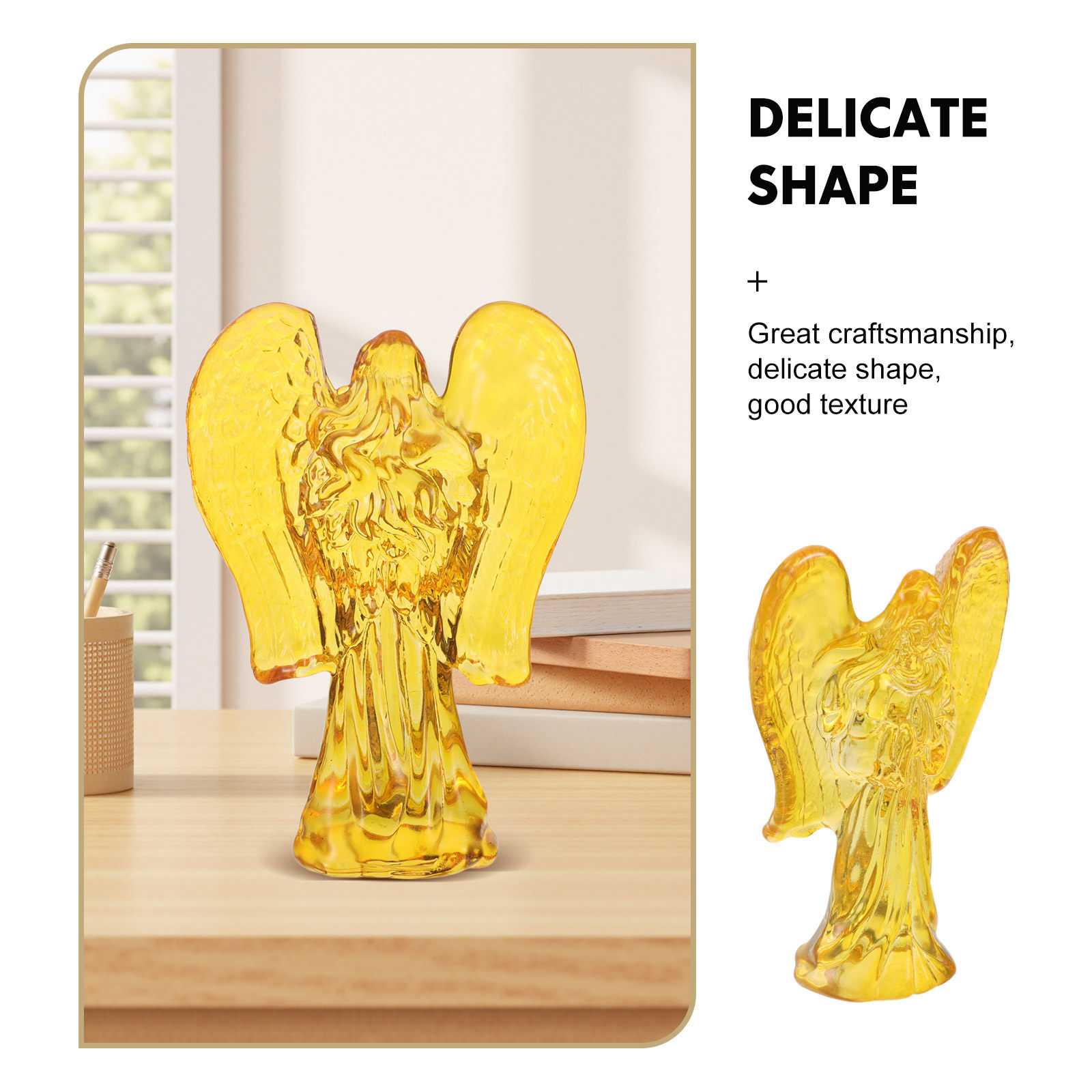 Crystal Angel Praying Statue C - đánh giá và giá Paper Weight Crystal