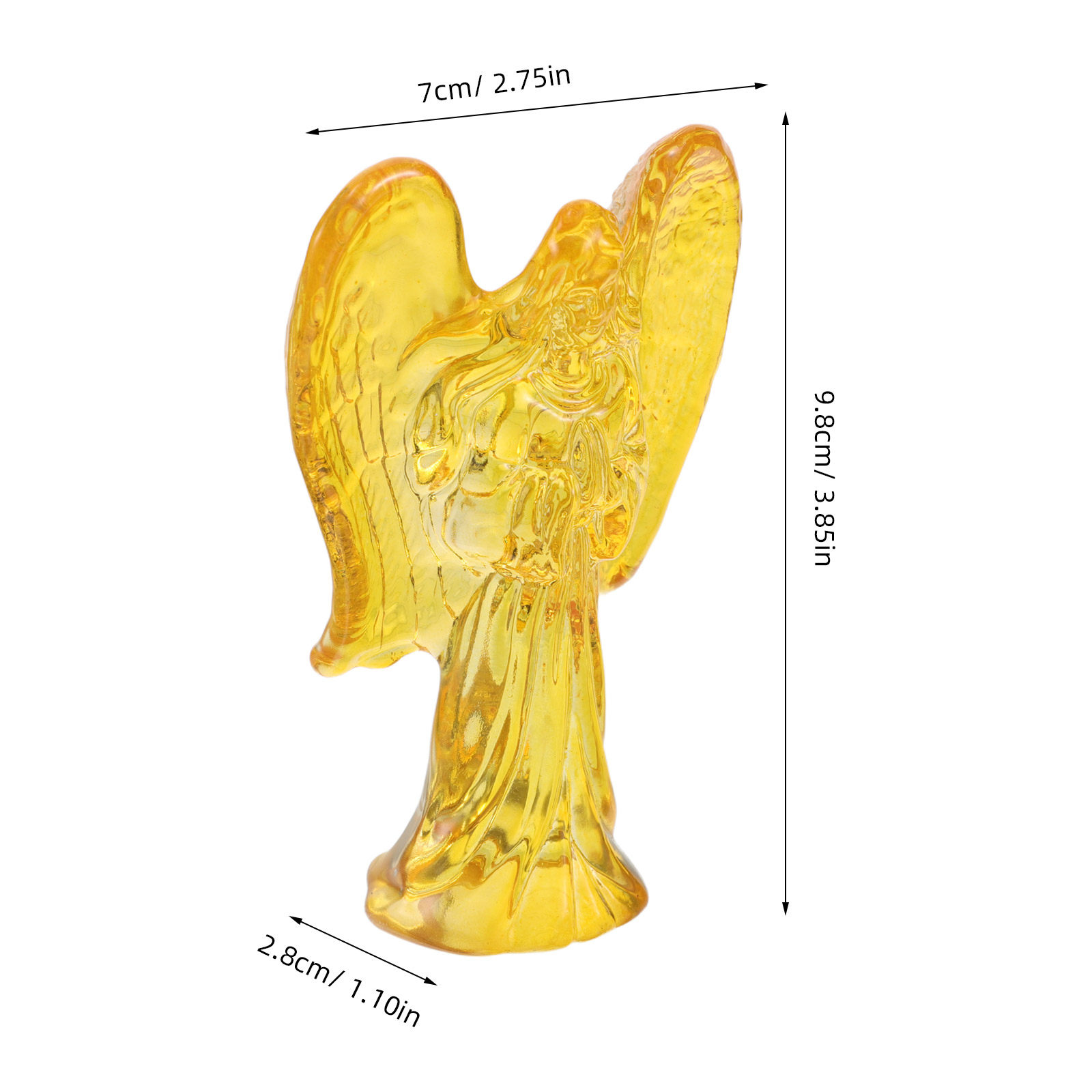 Crystal Angel Praying Statue C - đánh giá và giá Paper Weight Crystal