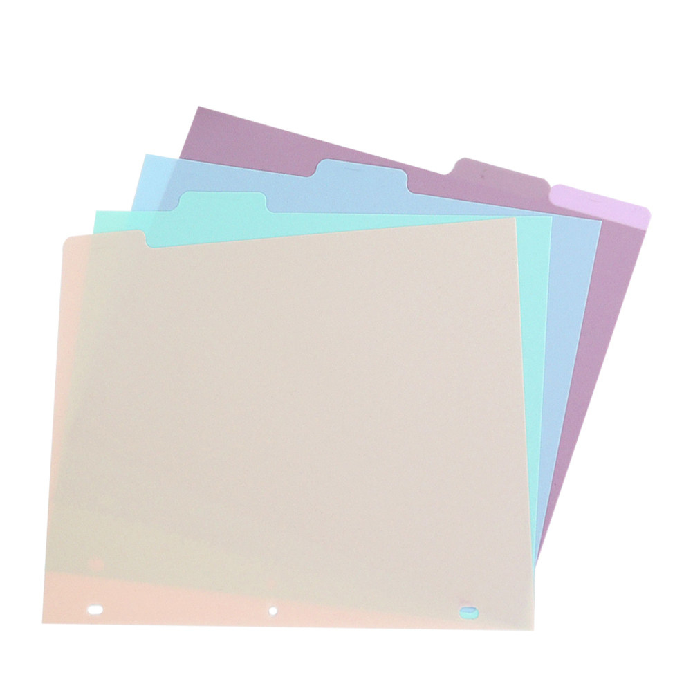 1Set A4 Plastic Binder Divider - đánh giá và giá Tab Divider A4