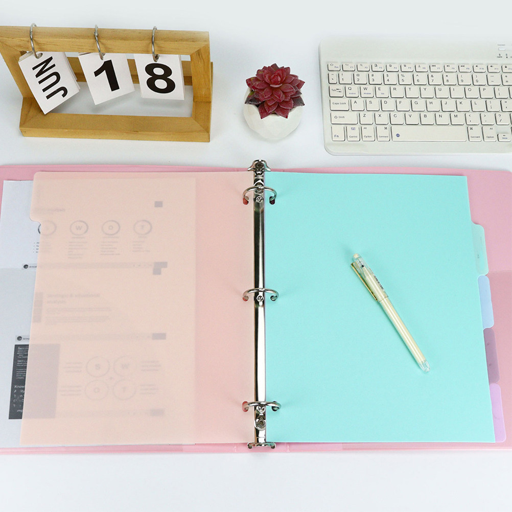 1Set A4 Plastic Binder Divider - đánh giá và giá Tab Divider A4