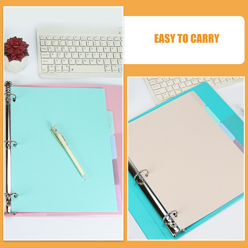 1Set A4 Plastic Binder Divider - đánh giá và giá Tab Divider A4