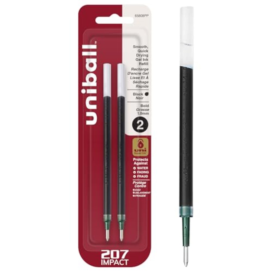 Uniball 207 Gel Pen Refills, B - đánh giá và giá Gel Refill Pack