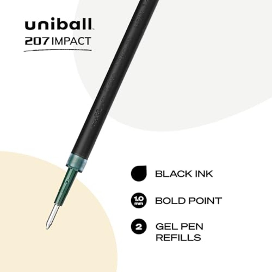 Uniball 207 Gel Pen Refills, B - đánh giá và giá Gel Refill Pack