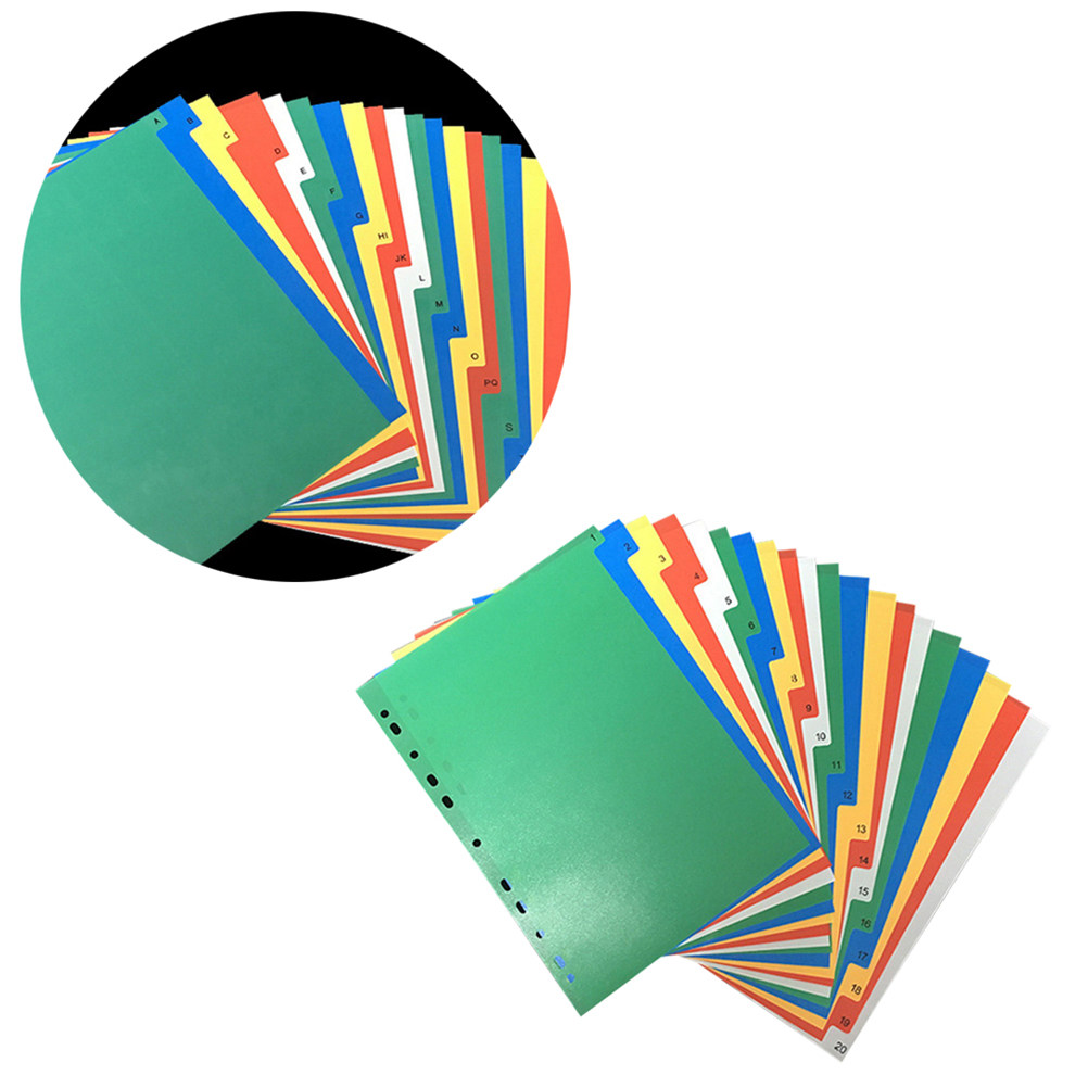 40Pcs Index Page Dividers Colo - đánh giá và giá Tab Divider A4