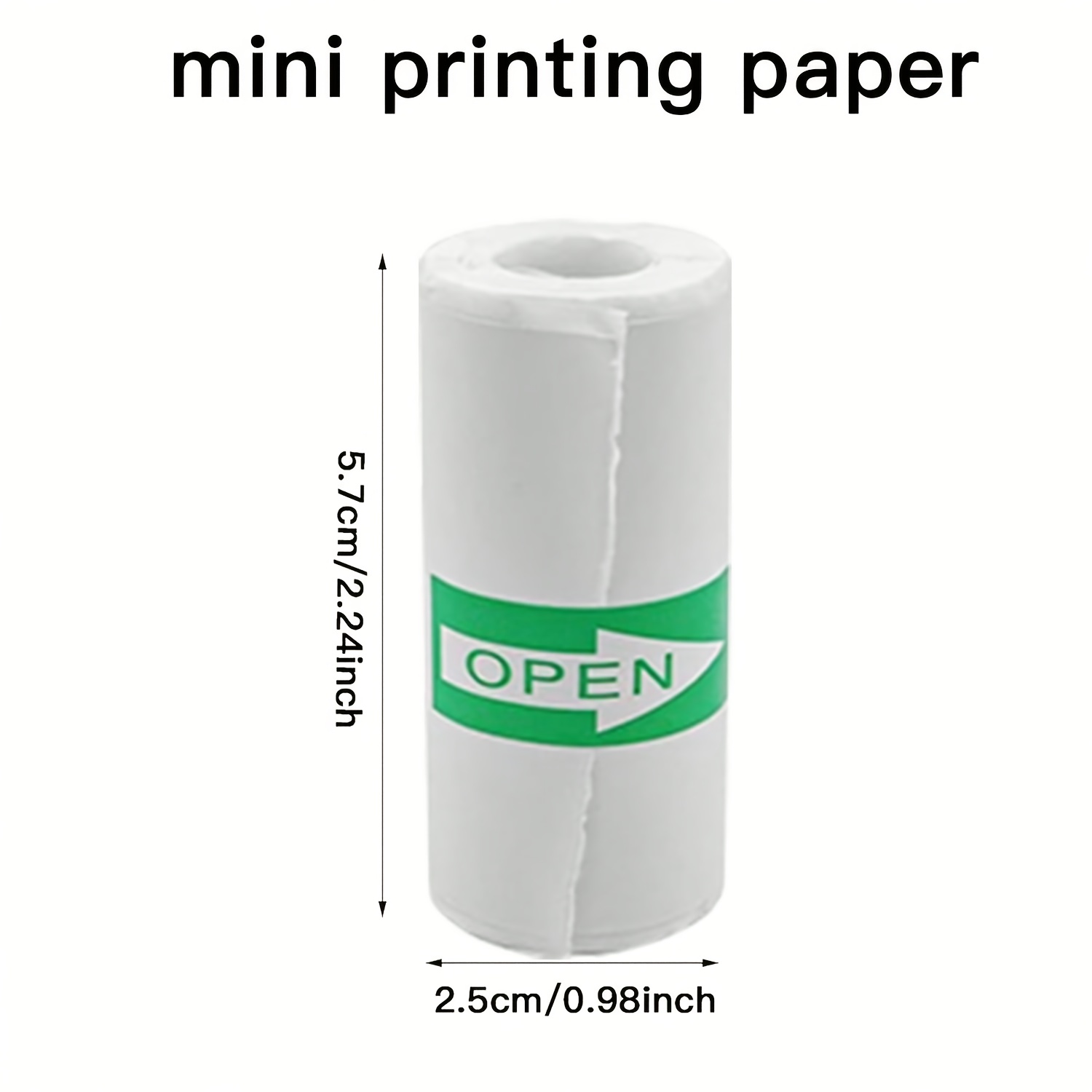 20 Rolls White Thermal Sticker - đánh giá và giá Ink Blotter Paper