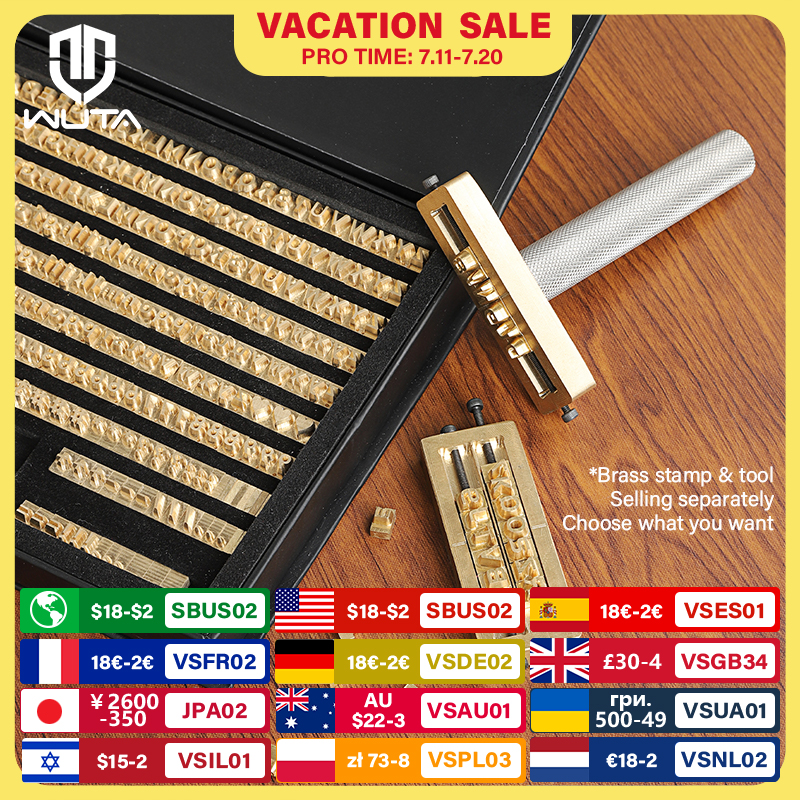 WUTA Brass Stamps Letter Numbe - đánh giá và giá Rubber Date Stamp