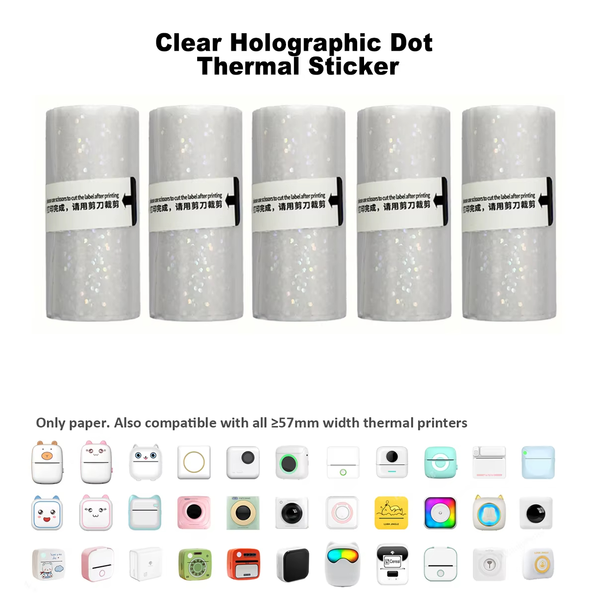 Clear Holographic Dot Transpar - đánh giá và giá Ink Blotter Paper