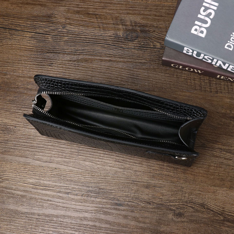 Men's Genuine Leather Clutch B - đánh giá và giá Index Card Holder