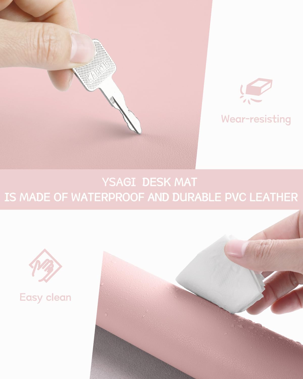 Non-Slip Leather Desk Pad, Wat - đánh giá và giá Leather Desk Pad