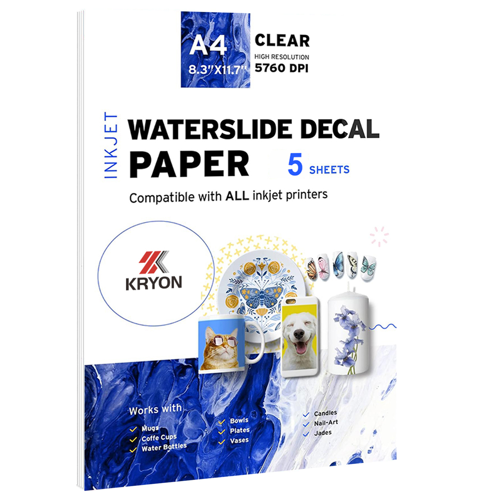 5 Sheets A4 Size Inkjet Waters - đánh giá và giá Ink Blotter Paper
