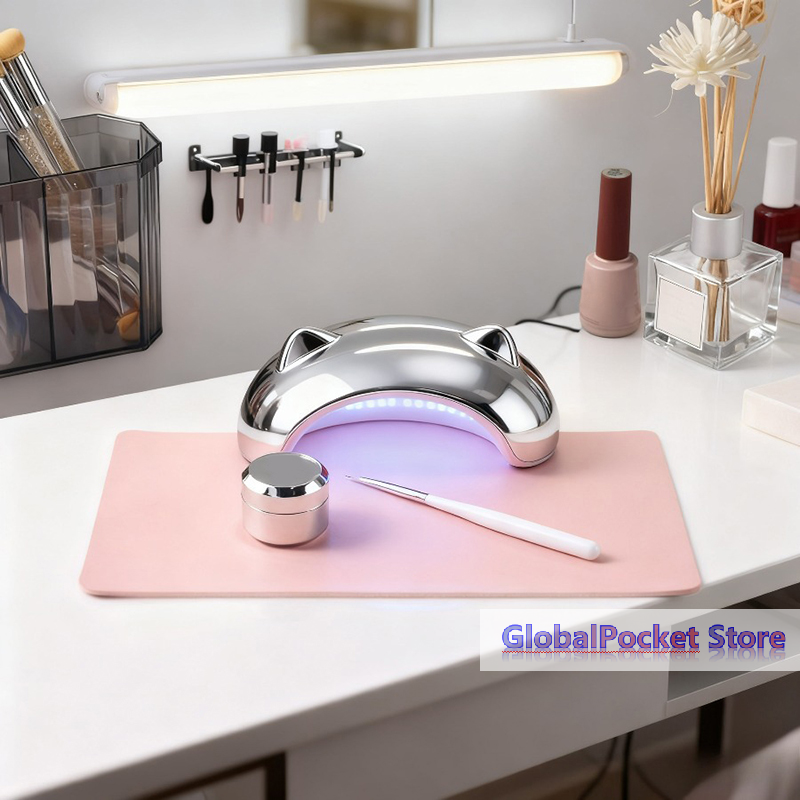 [TG823]Foldable Nail Art Table - đánh giá và giá Leather Desk Pad