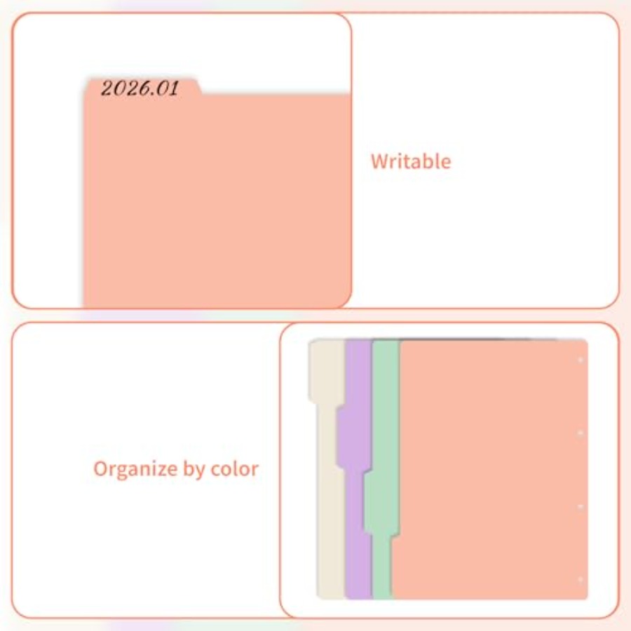 4-Pack Binder Dividers with Ta - đánh giá và giá Tab Divider A4