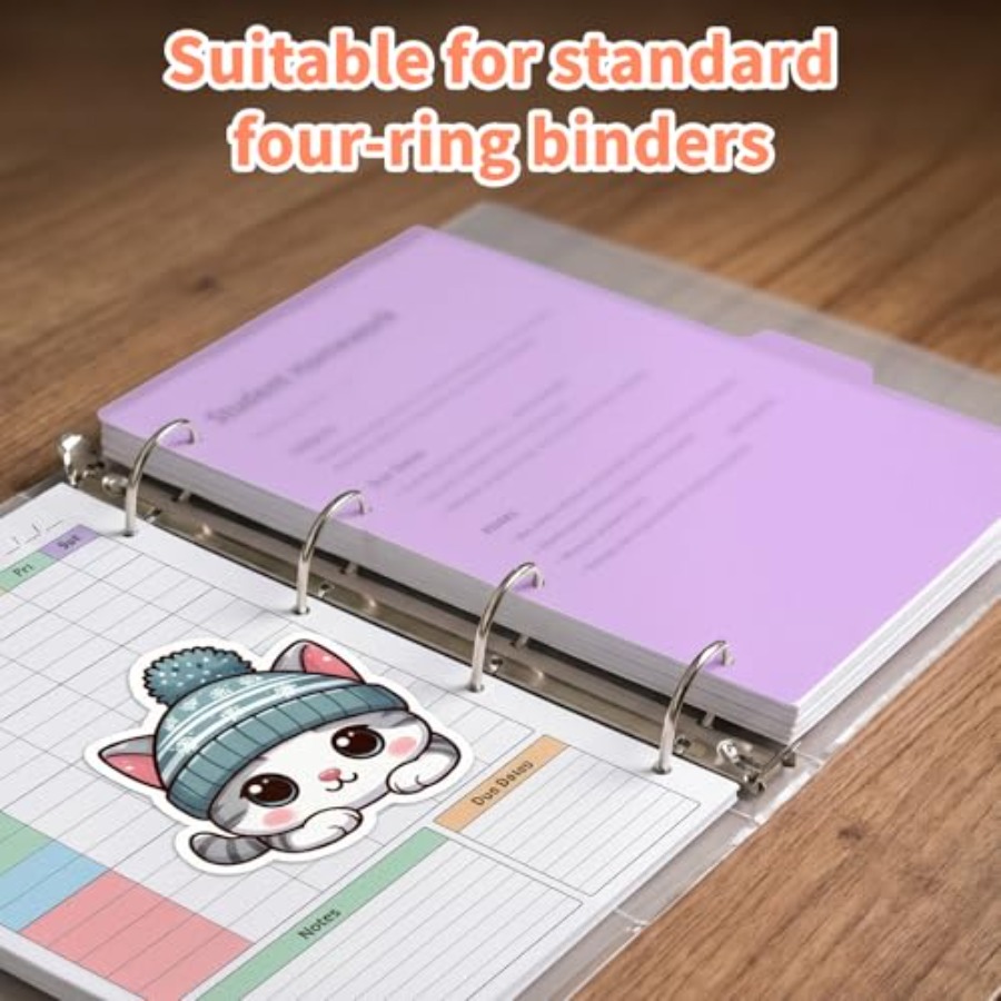 4-Pack Binder Dividers with Ta - đánh giá và giá Tab Divider A4