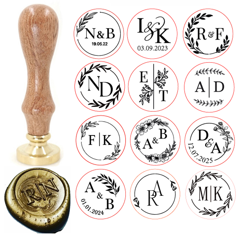 Custom Brass Wax Seal Stamp wi - đánh giá và giá Wax Seal Stamp Set