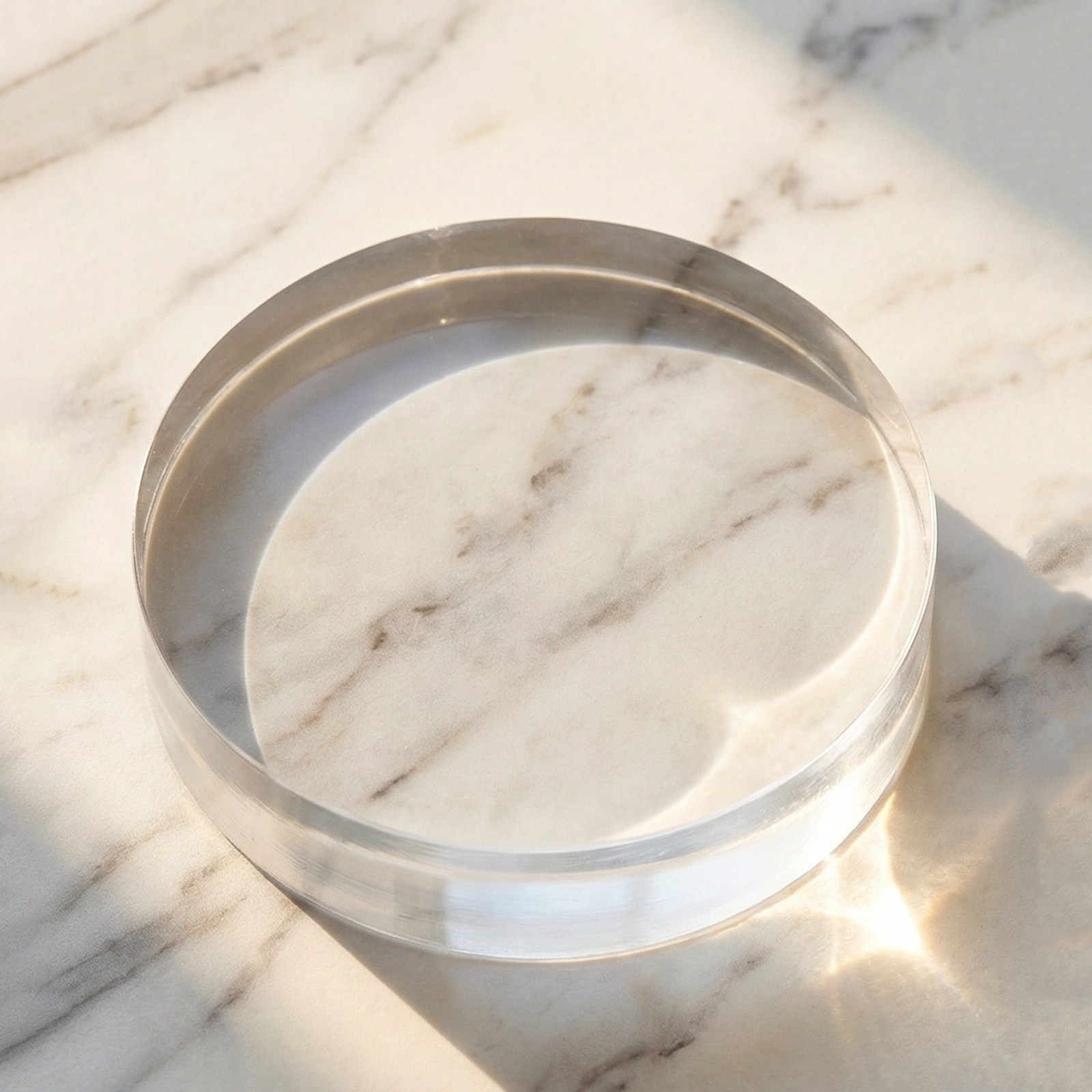 Round Clear Crystal Paperweigh - đánh giá và giá Book Weight Glass