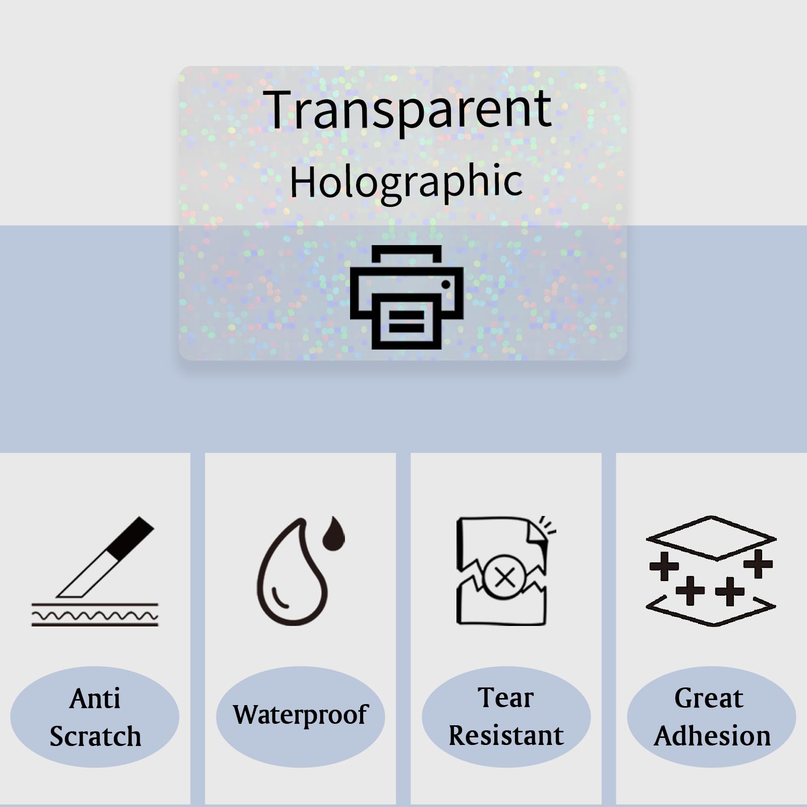 Clear Holographic Dot,Transpar - đánh giá và giá Ink Blotter Paper