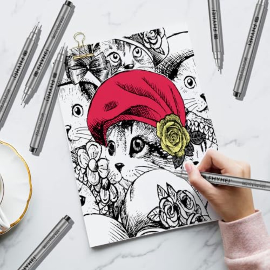 Micro Fineliner Drawing Art Pe - đánh giá và giá Archive Box Set