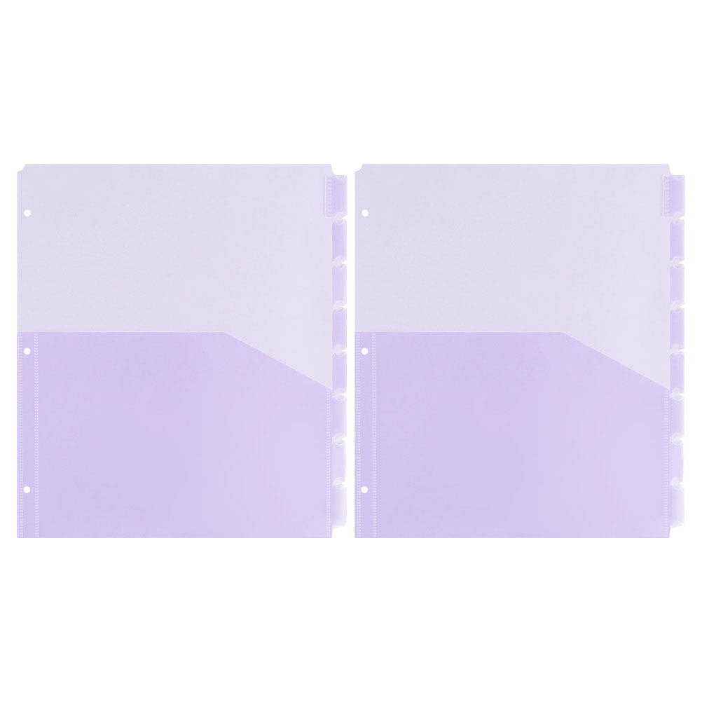 2Sets PP Material Binder Divid - đánh giá và giá Tab Divider A4