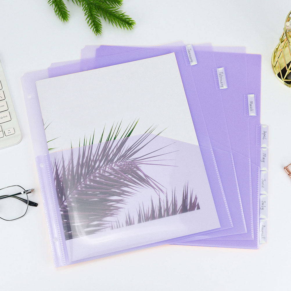 2Sets PP Material Binder Divid - đánh giá và giá Tab Divider A4